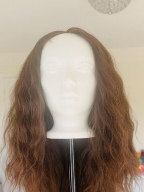 Brown Wavy Lace Wig | Natural Part | Everyday Wear